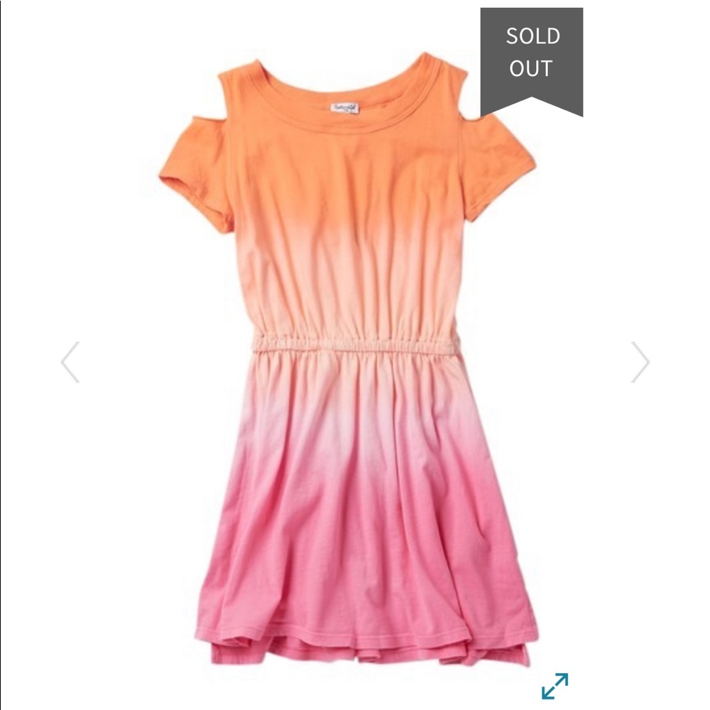 🎉 Splendid Dip Dye Cold Shoulder Dress (toddler)